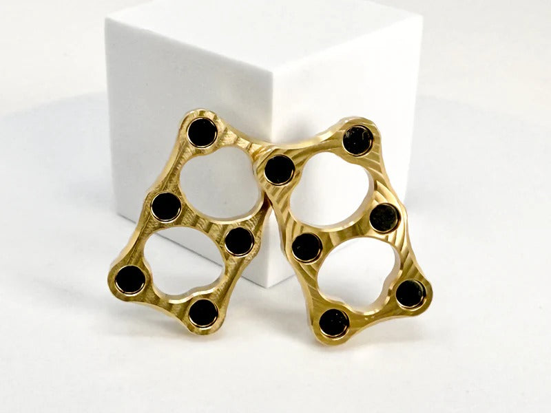 Double Micro Brass Magnetic Slider