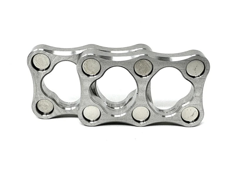 Double Micro Stainless Steel Magnetic Slider