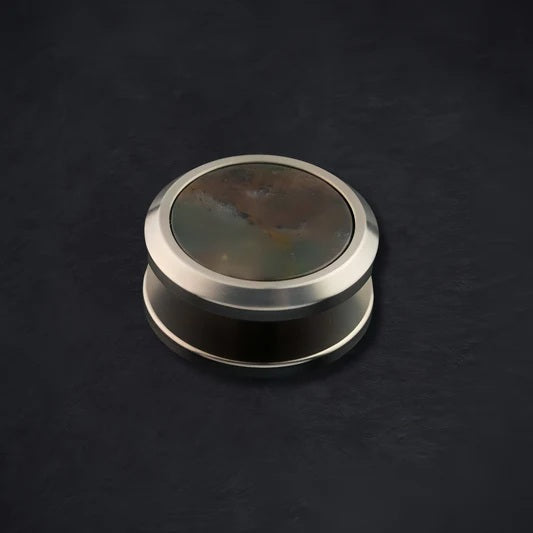 Element Button Stone Series - Titanium + Agate