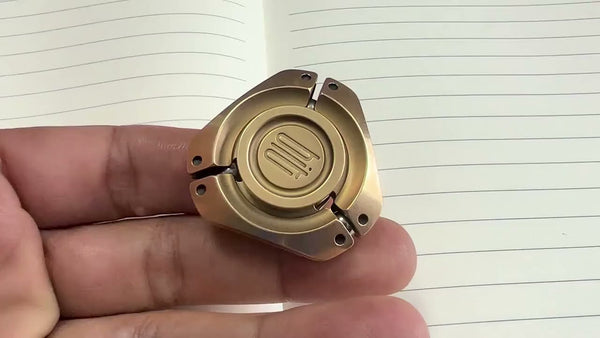 LAUTIE BIT03 finger gyro zirconium and 304 steel portable personality bearing rotating