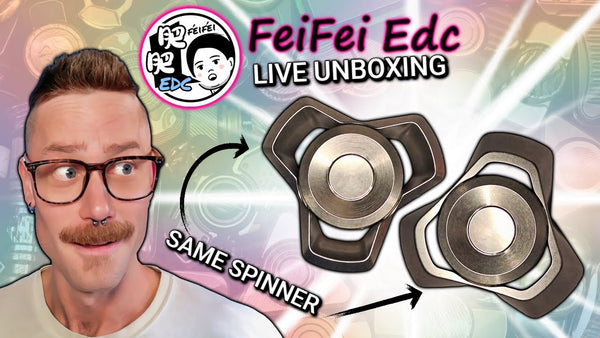 My First Asymmetrical Spinner! Fei Fei EDC Tungsten Ocean