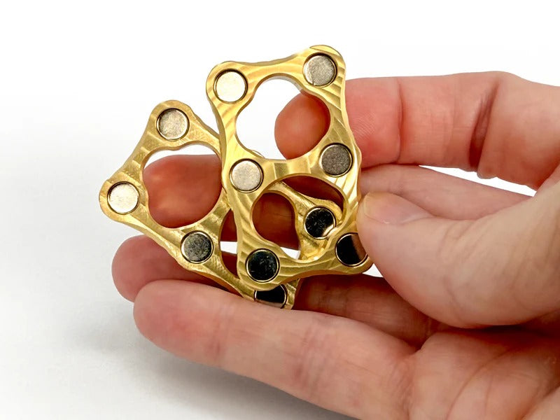Double Micro Brass Magnetic Slider