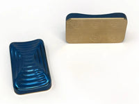 Lowrey Blue Anodized Titanium & Brass Magnetic Slider