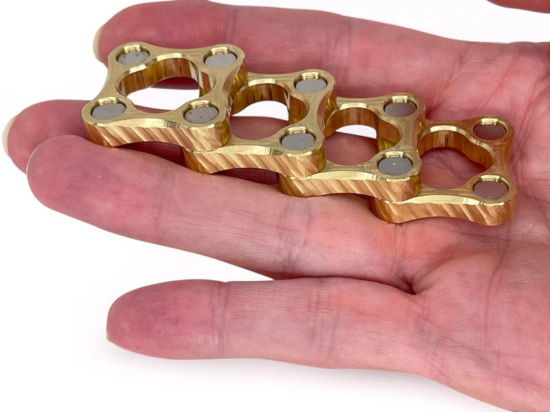 The Micro Stackable Brass Magnetic Slider