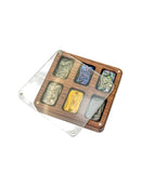 JJEDC Unlimited Slider Display Box - Six-Compartment Storage Box