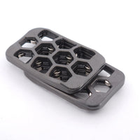 SkellyHex zirconium fidget slider by Magnus Fidgets