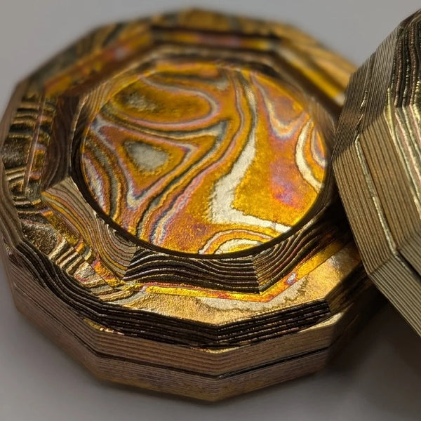 Preorder Haptic Coin Stellar Edge in Mokume